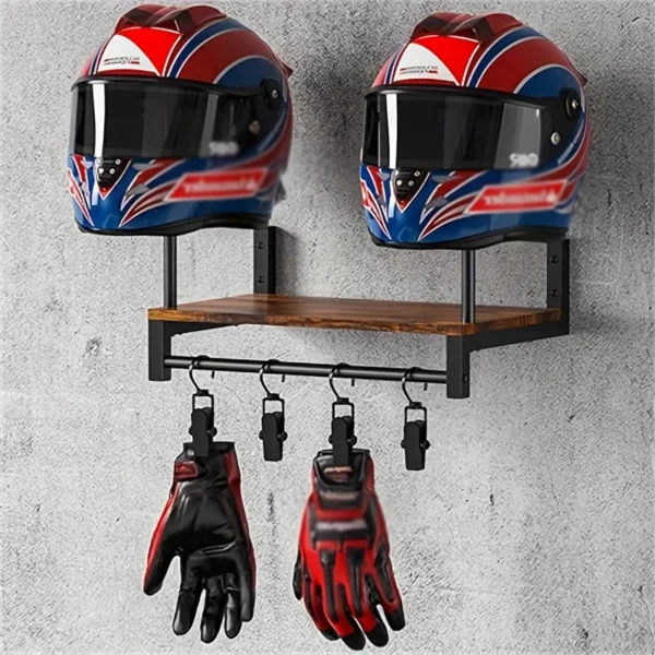 Helmet Rack Wall Mount