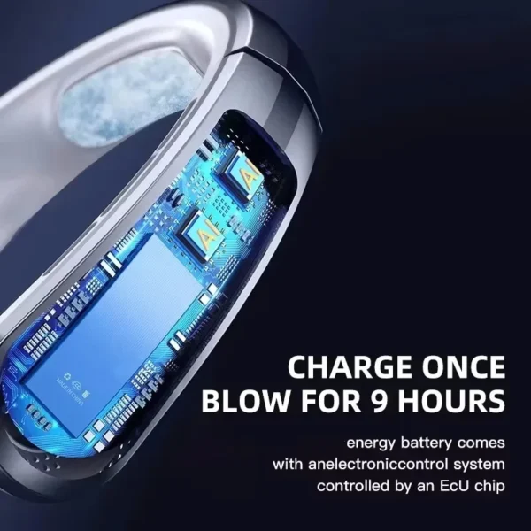 Xiaomi 8000mAh USB Hanging Neck Fan - Image 5